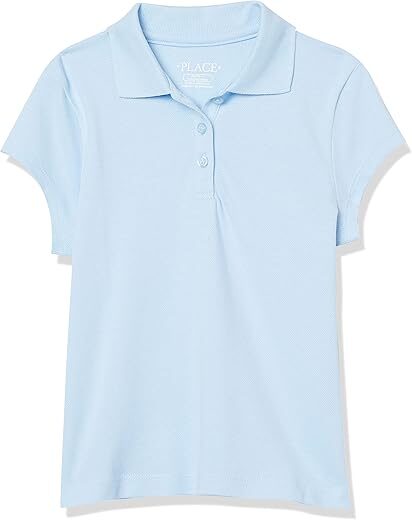 The Children’s Place Girls’ Uniform Pique Polo