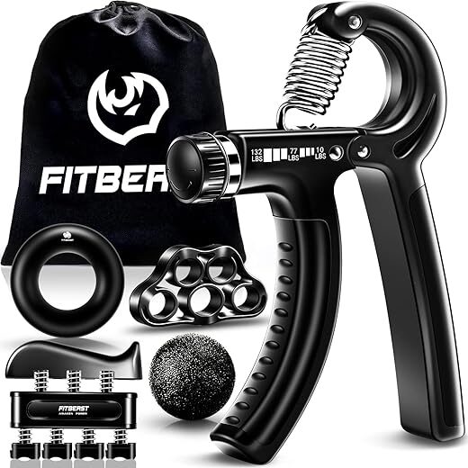 FitBeast Grip Strengthener Kit – Adjustable Resistance