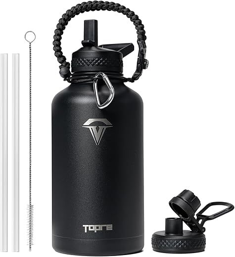 Topre Half Gallon Insulated Water Bottle, 64oz