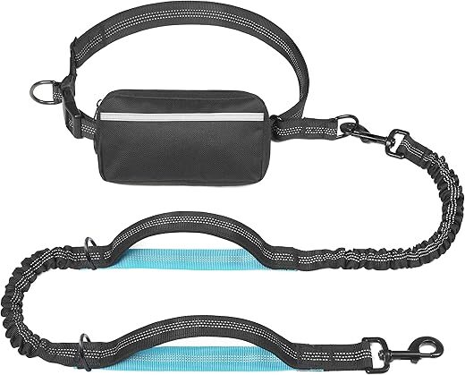 iYoShop Hands Free Dog Leash with Pouch