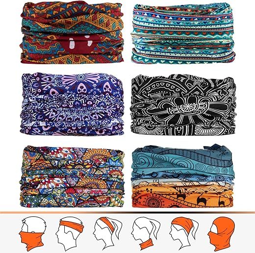 JOEYOUNG Headwear Bandana Neck Gaiter Headband