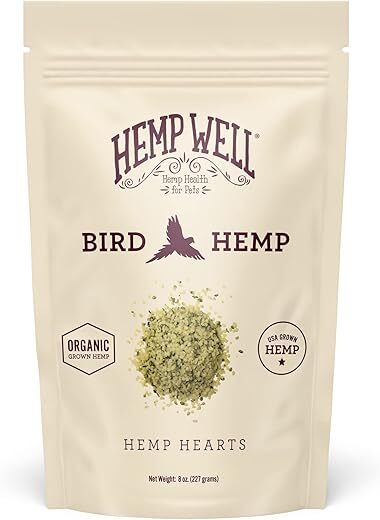 Hemp Well Hemp Hearts For Birds – 8 Ounces