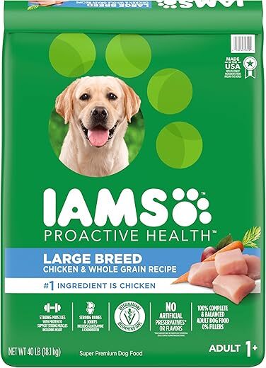 Iams High Protein Large Breed Dry Dog Food, 40 lb. Bag