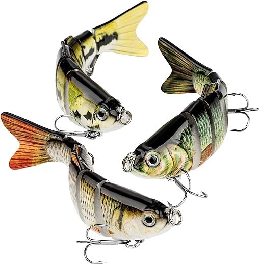 CharmYee Highly Realistic Multi Jointed Swimbait Lures