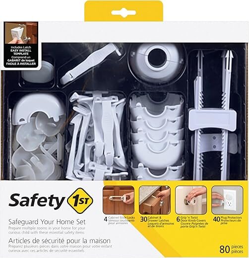 Safety Home Safeguarding and Childproofing Set (80 Pcs)