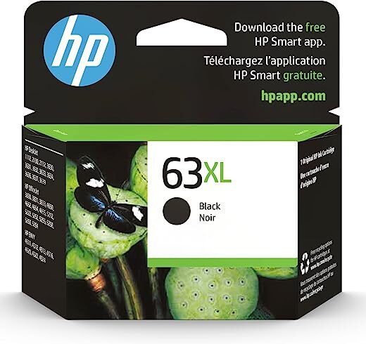 HP 63XL Ink Cartridge F6U64AN Black & Color