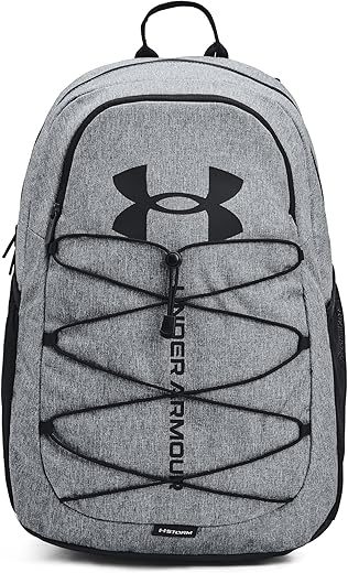 Under Armour Hustle Sport Backpack, Pitch Gray/Black