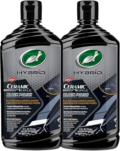 Turtle Wax Hybrid Solutions Ceramic Acrylic Black Polish 53894