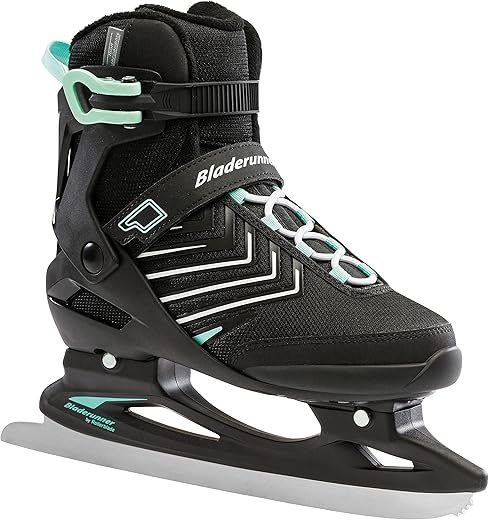 Rollerblade Igniter XT Women’s Ice Skates, Black/Green