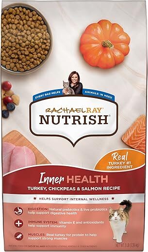 Rachael Ray Inner Health Premium Dry Cat Food, 3 Pounds
