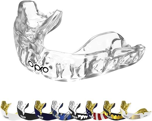 OPRO Instant Custom-Fit Sports Mouth Guard with Case