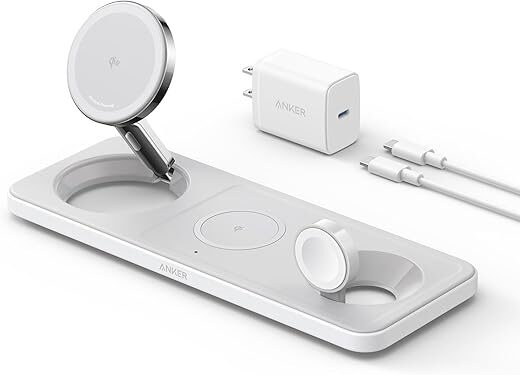 Anker iPhone 16 Foldable 3-in-1 Wireless Charger
