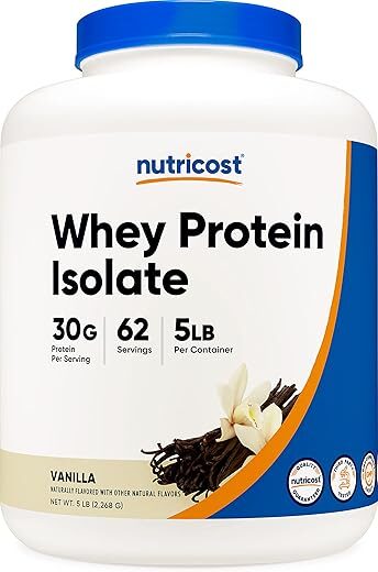 Nutricost Vanilla Isolate Whey Protein Powder