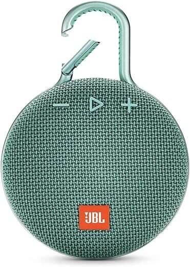 JBL Clip 3 Teal Waterproof Bluetooth Speaker