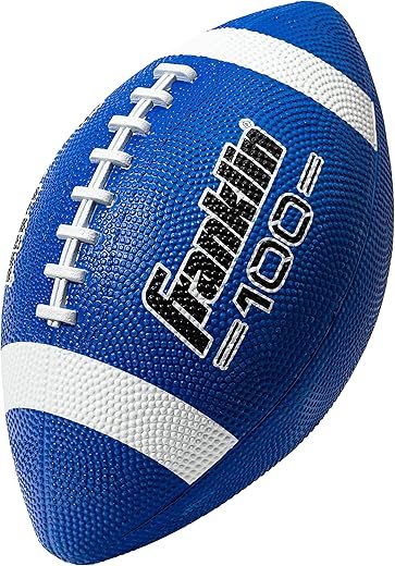 Franklin Sports Junior Size Durable Rubber Footballs for Kids