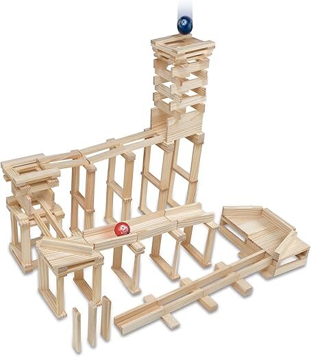 MindWare KEVA Contraptions Wooden Building Blocks Set – 400 Planks