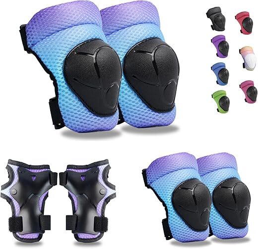 G GEQID Kids Knee Pads Elbow Pads Set