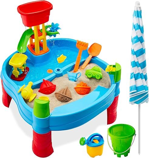 Best Choice Products Kids Sand & Water Activity Table 120 Capacity