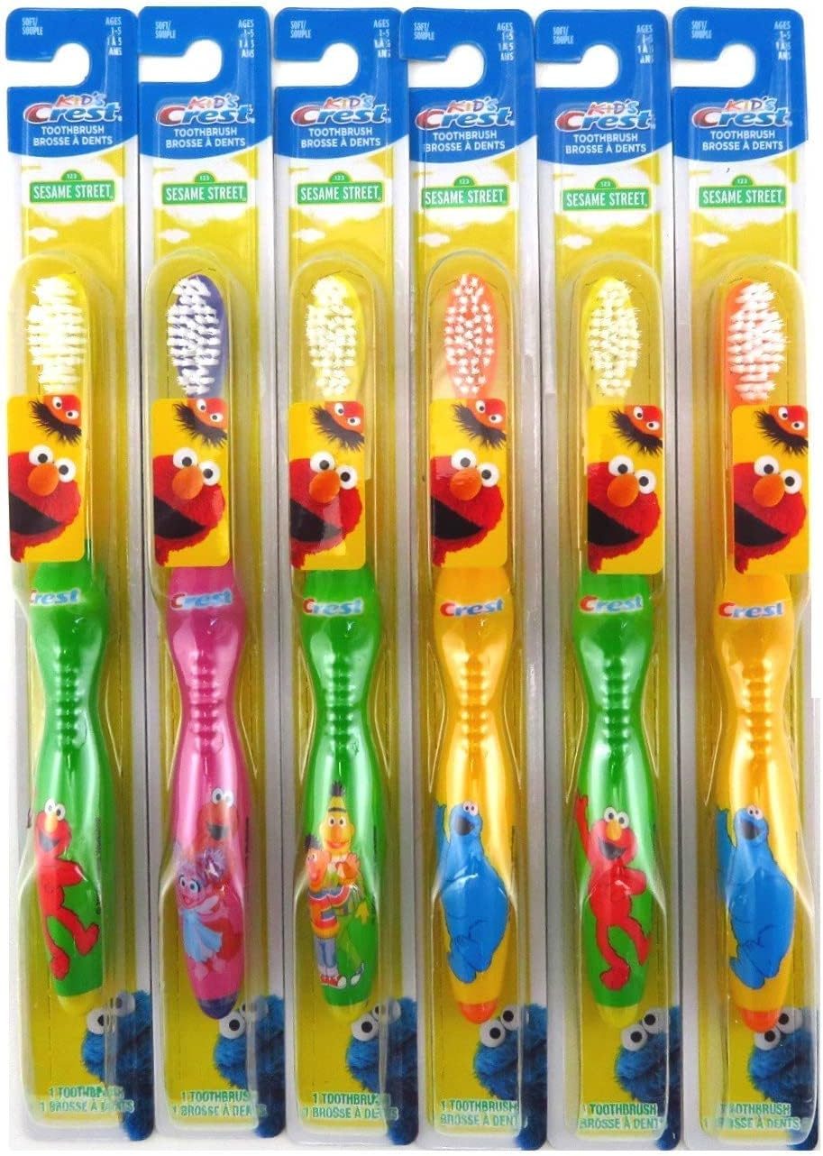 Crest Kids Toothbrush Sesame Street Soft Assorted