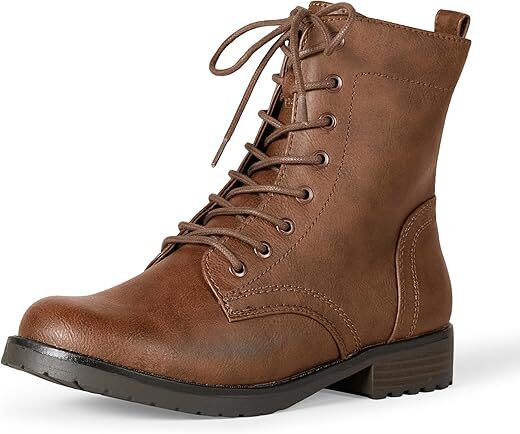 Amazon Essentials Women’s Lace-Up Combat Boots