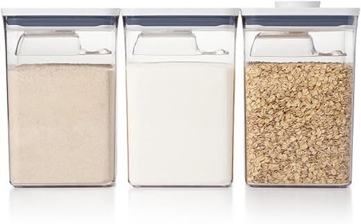 OXO Large 6-Piece Canister Set With Scoops