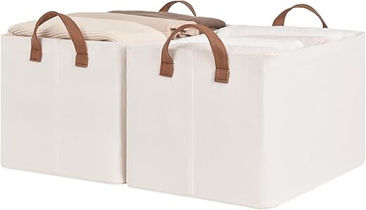 StorageWorks Large Fabric Storage Bins with Handles