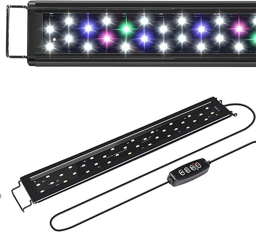 AQUANEAT LED Aquarium Light With Timer, Full Spectrum
