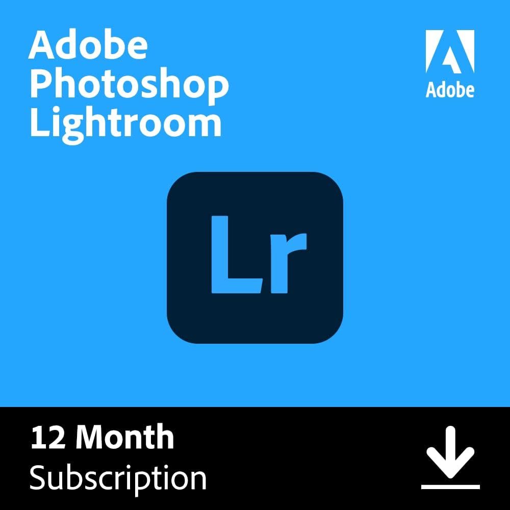 Adobe Lightroom Photo Editing Software Subscription