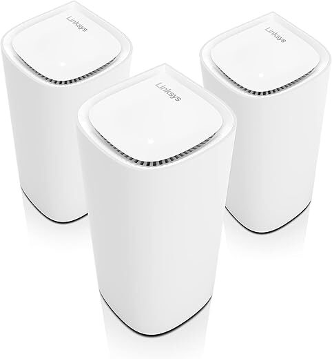 Linksys Velop Pro WiFi 6E Mesh Router, 3-Pack