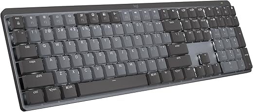 Logitech MX Mechanical Wireless Keyboard, Tactile Quiet