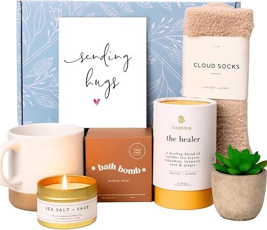 Unboxme Gifts Luxe Self Care Spa Basket for Women