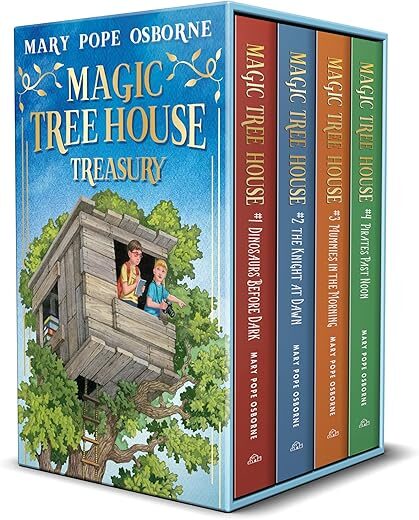 Magic Tree House 1-4 Treasury Boxed Set by Mary Pope Osborne
