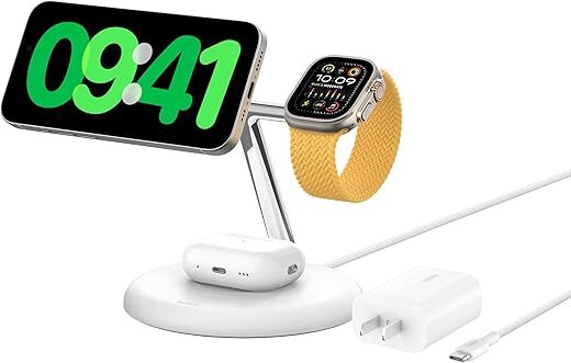 Belkin MagSafe 3-in-1 Wireless Charging Stand 15W