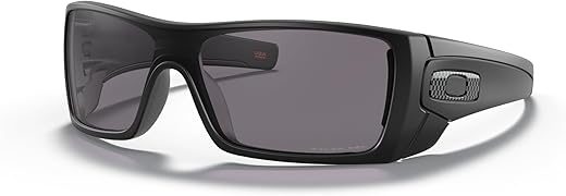 Oakley Matte Black Sunglasses, Grey Polarized