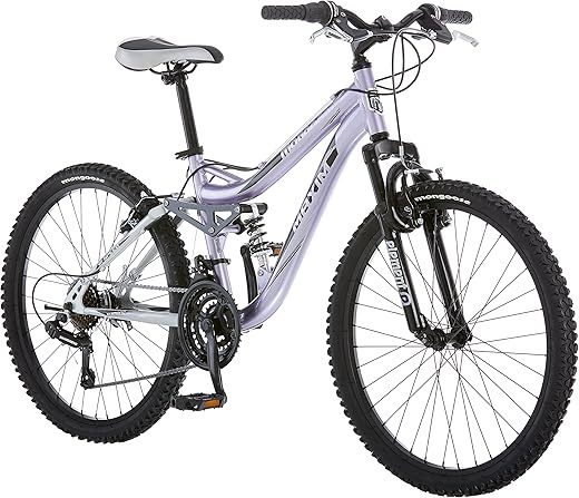 Mongoose Maxim Girls Mountain Bike, 24-Inch Wheels