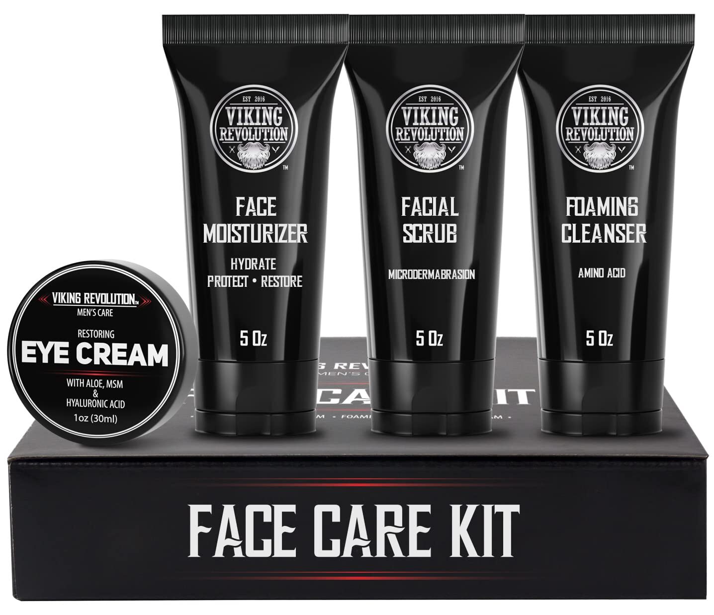 Viking Revolution Men’s Facial Skin Care Kit – 5oz