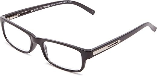 Foster Grant Men’s Brandon Rectangular Reading Glasses