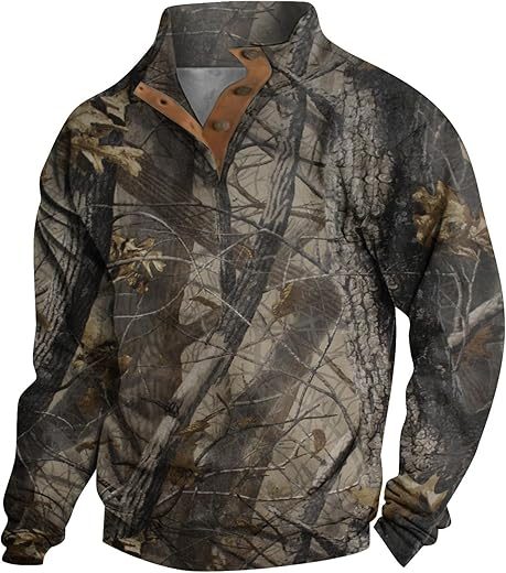 Generic Men’s Camo Performance Pullover Sportswear