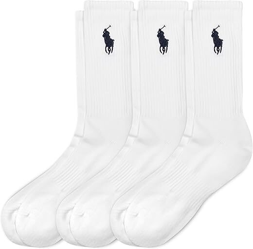 POLO RALPH LAUREN Men’s Classic Big Pony Crew Socks