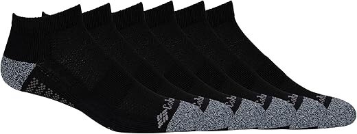 Columbia Men’s Low-Cut Mesh Top Arch Support Socks