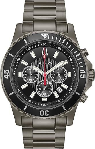 Bulova Men’s Stainless Steel Chronograph Quartz Watch
