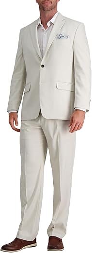 HAGGAR Men’s Stretch Classic Fit Suit Separates