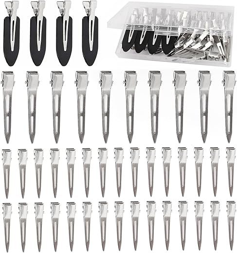 Dgeclr Metal Duck Billed Pin Curl Clips