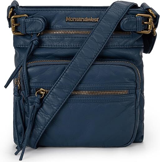 Montana West Soft Washed Leather Bag