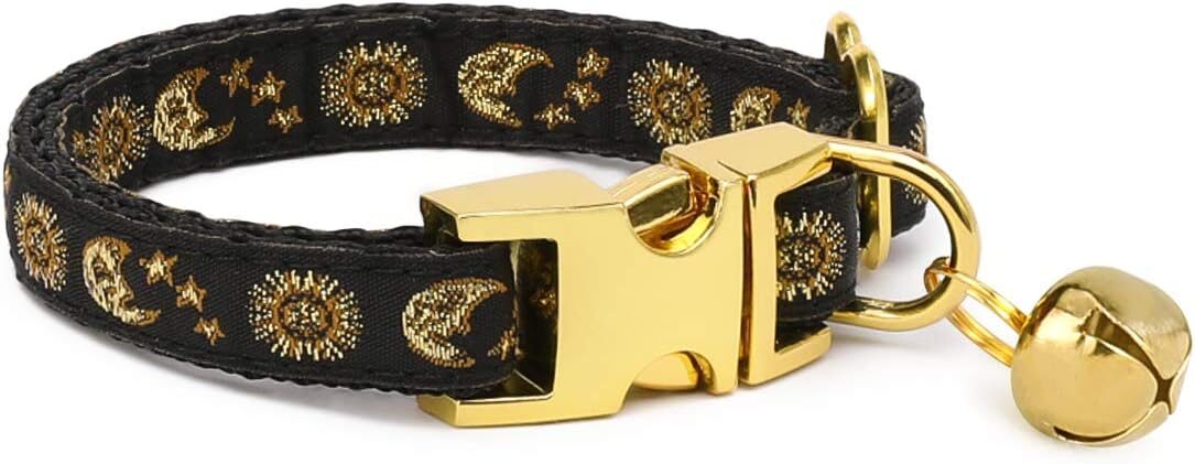 WAAAG Moons Stars Suns Dog Cat Collar XX-Small