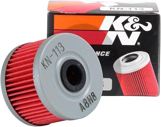 K&N Motorcycle Oil Filter: High Performance, KN-113