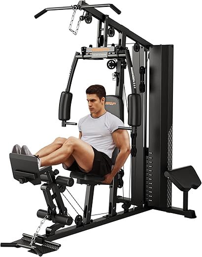 FEIERDUN Multi-Functional Home Gym with Leg Press