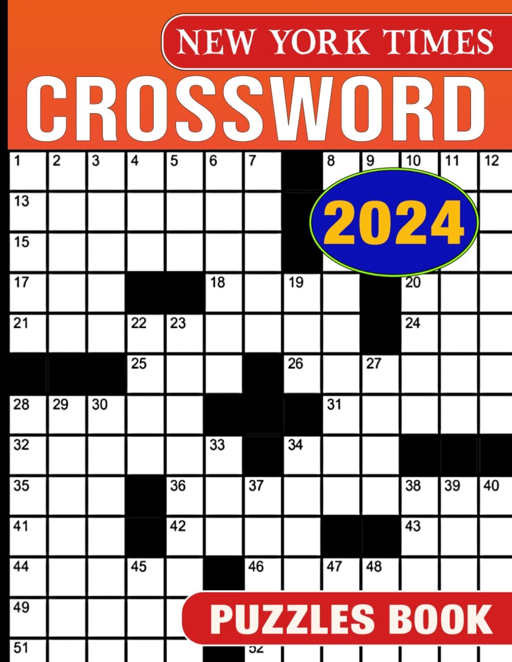 New York Times Crossword Puzzles Book 2024