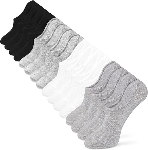 IDEGG No Show Men’s Ankle Socks With Grip