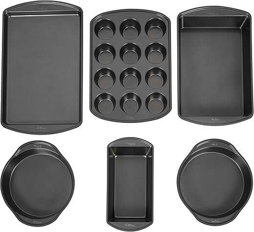 Wilton Nonstick Bakeware Essentials Set, 6-Piece